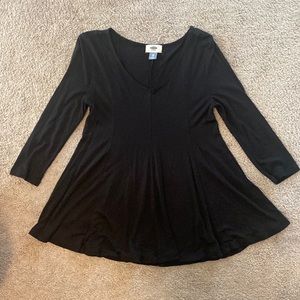 Old navy black flowing top